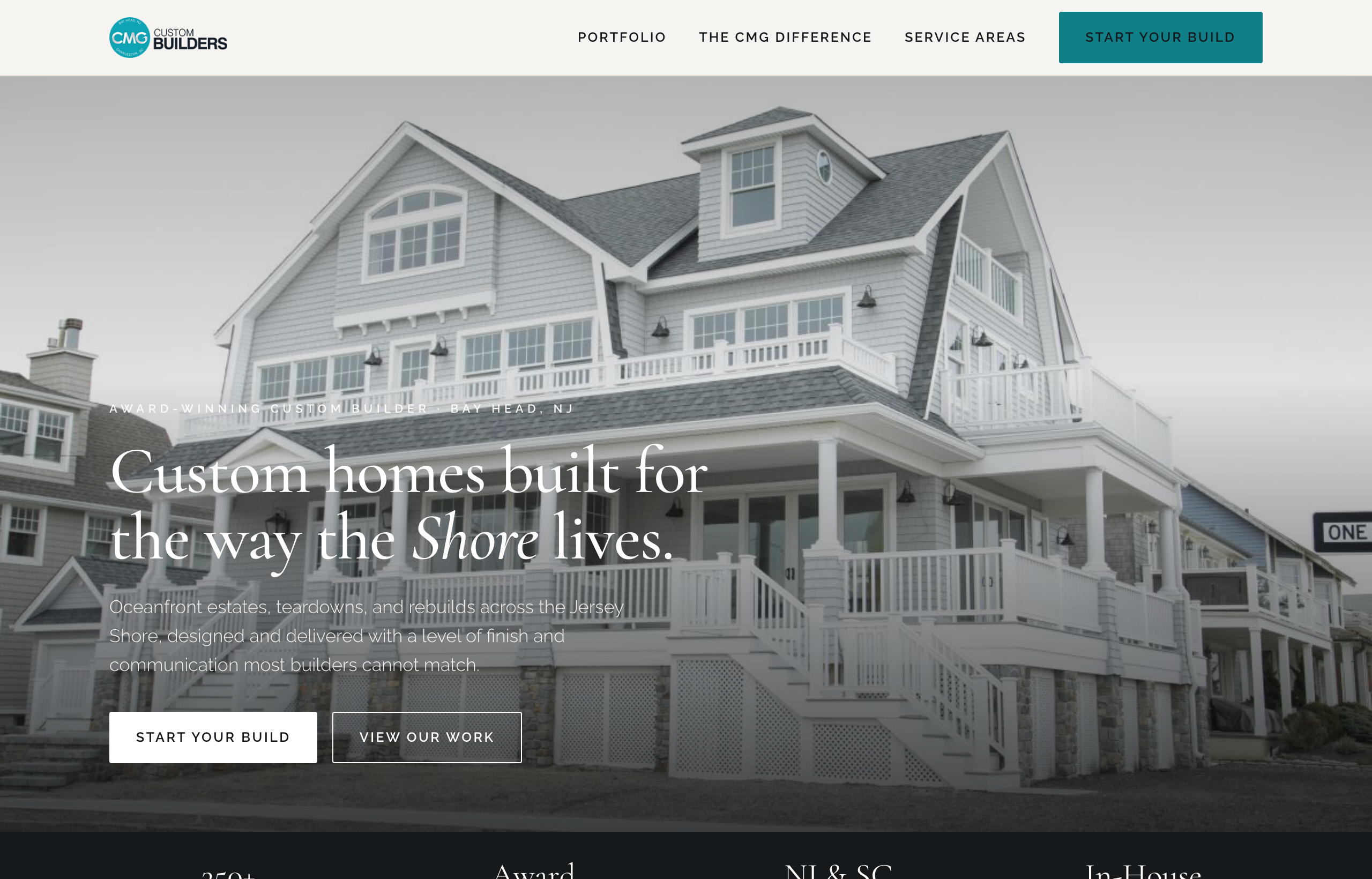 CMG landing page experience, built in your brand